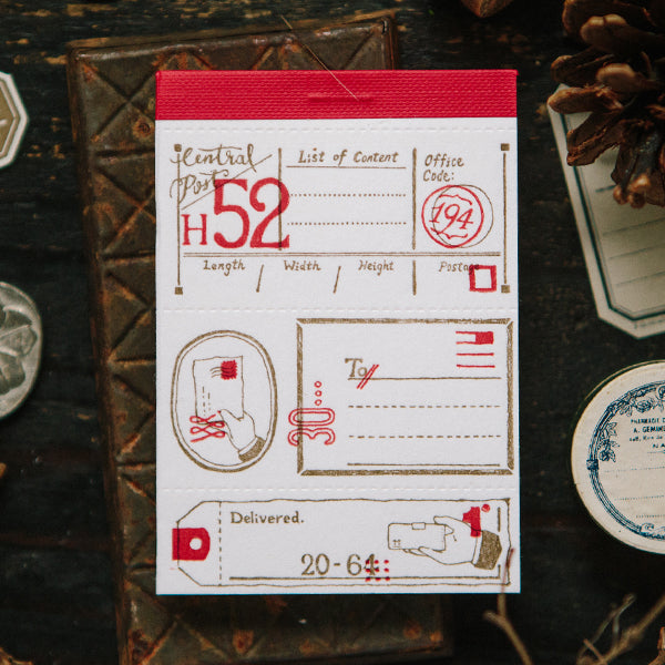 OURS Postal Letterpress Label Book