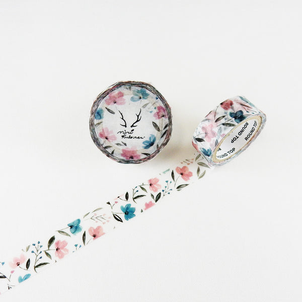 Round Top x MiriKulo:rer Washi Tape - Flower3
