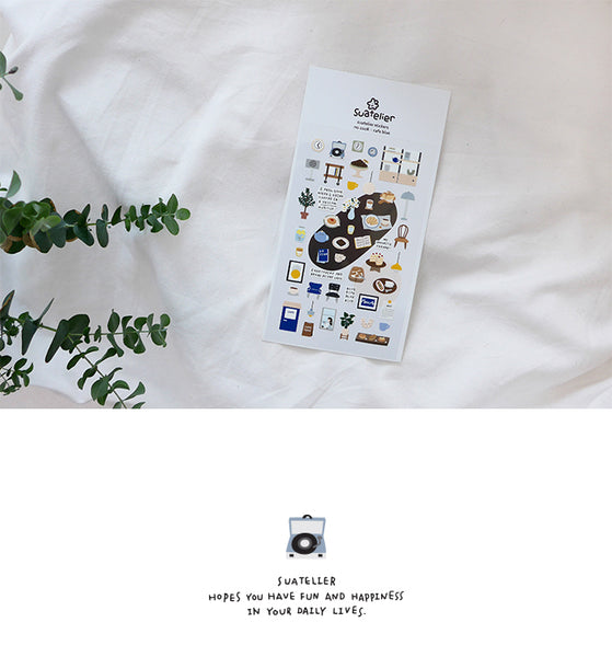 Suatelier Sticker - Cafe Blue