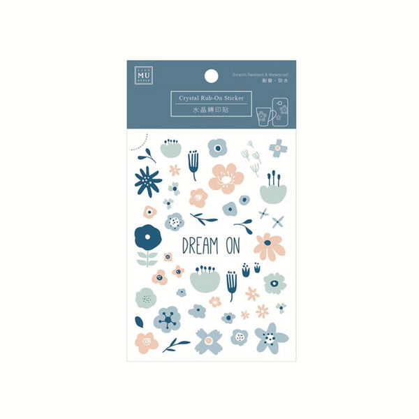 MU Crystal Rub-on Sticker 08