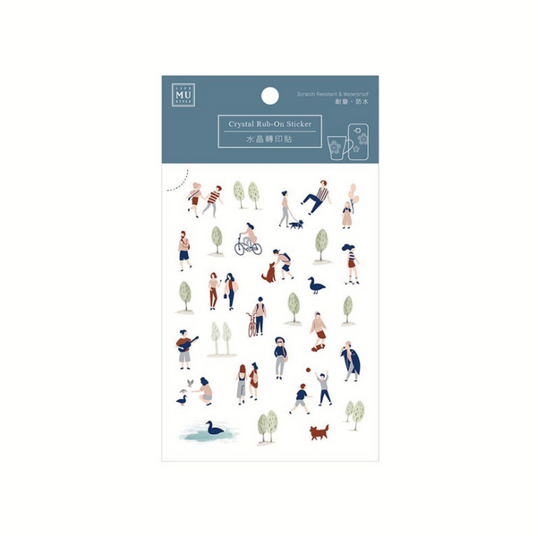 MU Crystal Rub-on Sticker 15