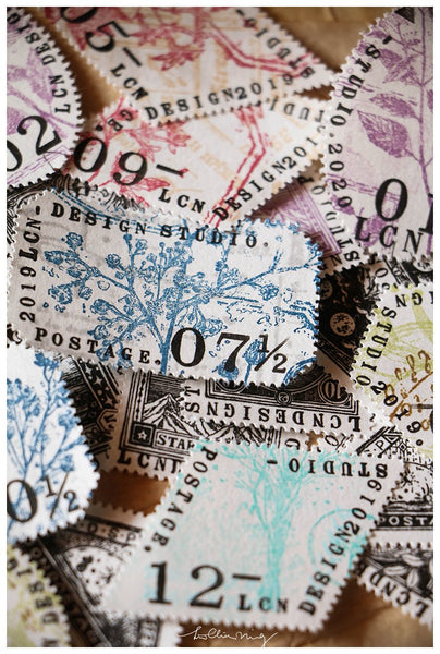 LCN Dried Flower Stamp Set A