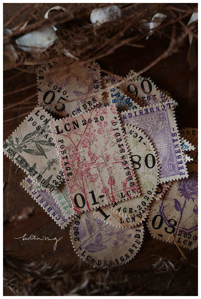 LCN Dried Flower Stamp Set A