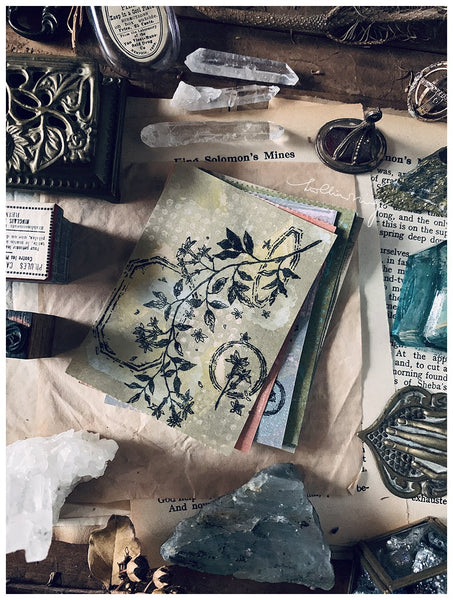 LCN Dried Flower Stamp Set B