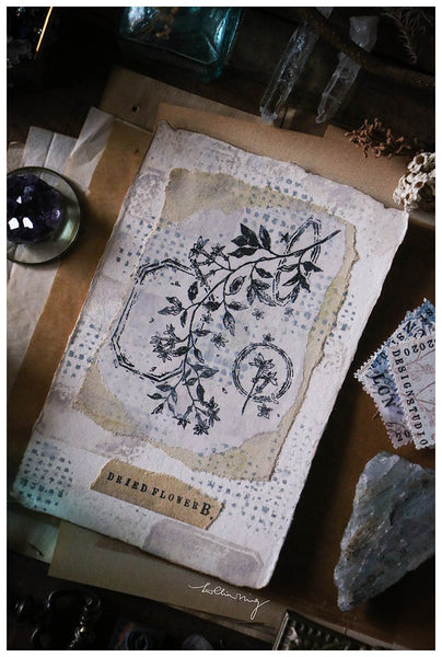 LCN Dried Flower Stamp Set B
