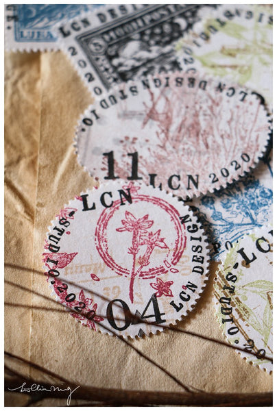 LCN Dried Flower Stamp Set B