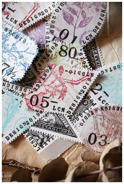 LCN Dried Flower Stamp Set B