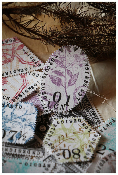 LCN Dried Flower Stamp Set C