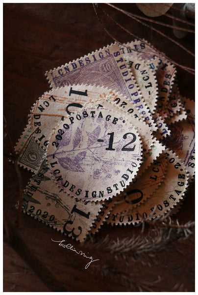 LCN Dried Flower Stamp Set C