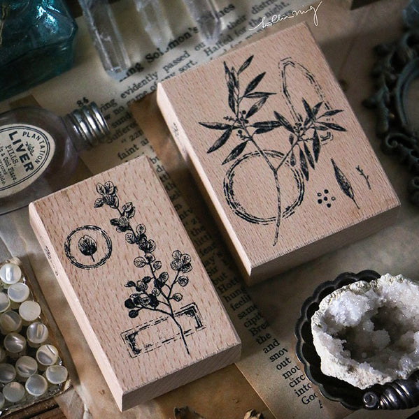 LCN Dried Flower Stamp Set D