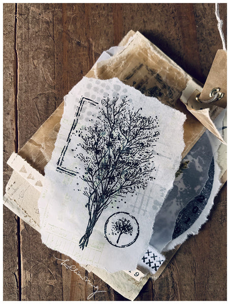 LCN Dried Flower Stamp Set E