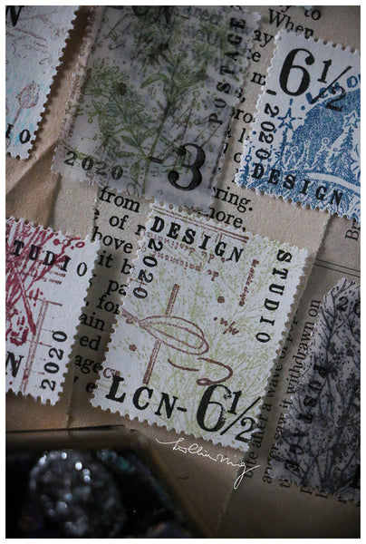 LCN Dried Flower Stamp Set E