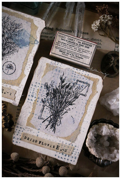 LCN Dried Flower Stamp Set E