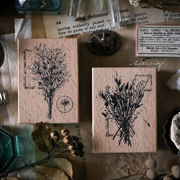 LCN Dried Flower Stamp Set E