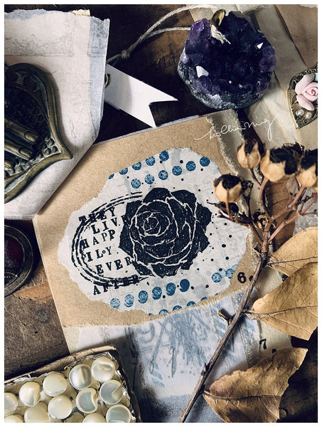 LCN Dried Flower Stamp Set F