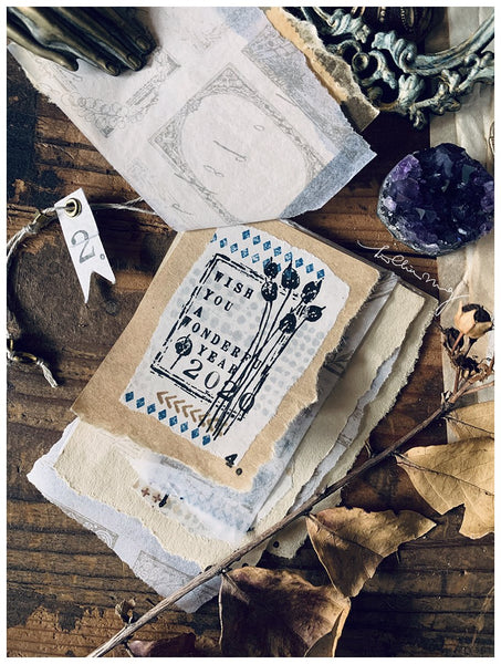 LCN Dried Flower Stamp Set F