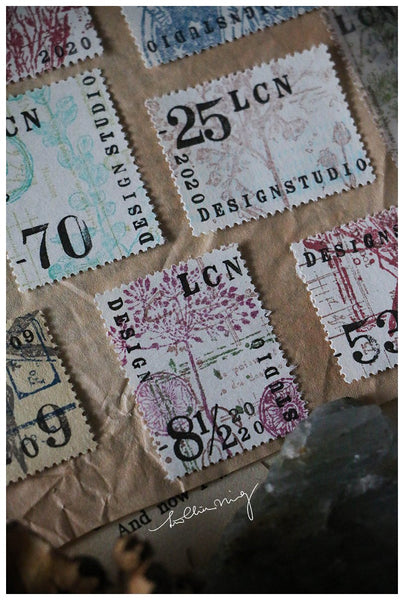 LCN Dried Flower Stamp Set F