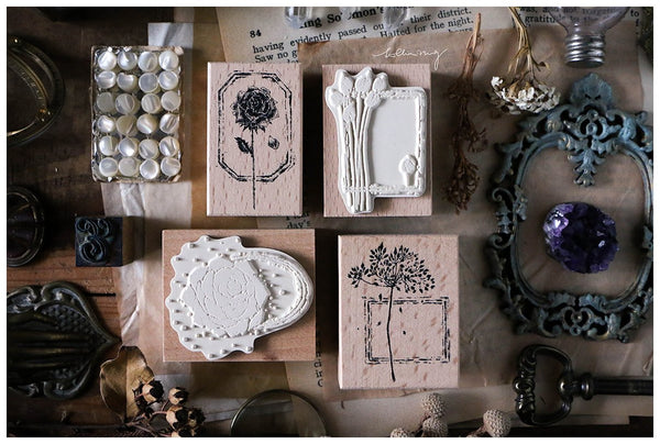 LCN Dried Flower Stamp Set F