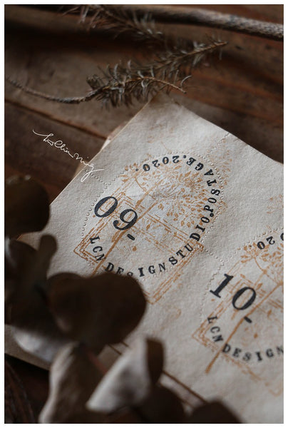 LCN Dried Flower Stamp Set F