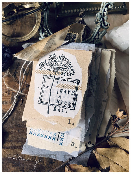 LCN Dried Flower Stamp Set F