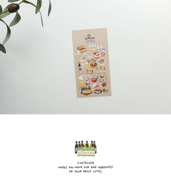 Suatelier Sticker - Food Trip 3
