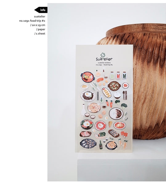 Suatelier Sticker - Food Trip 2