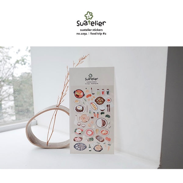 Suatelier Sticker - Food Trip 1