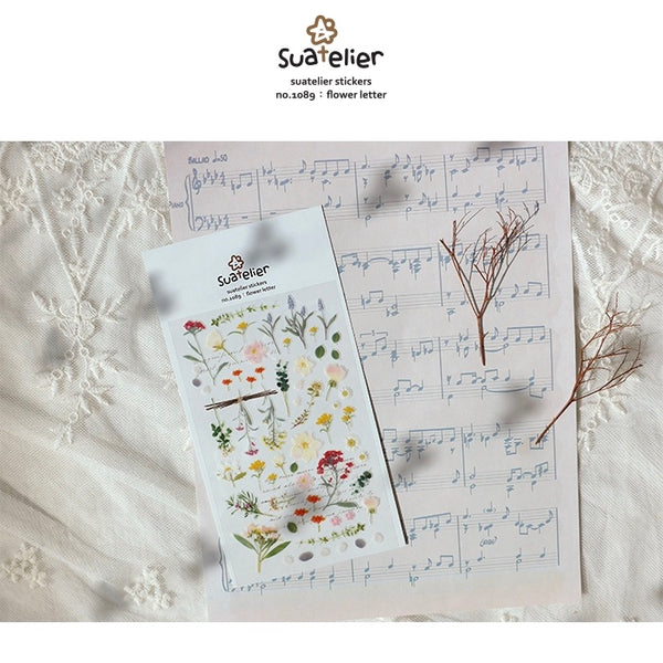 Suatelier Sticker - Flower Letter