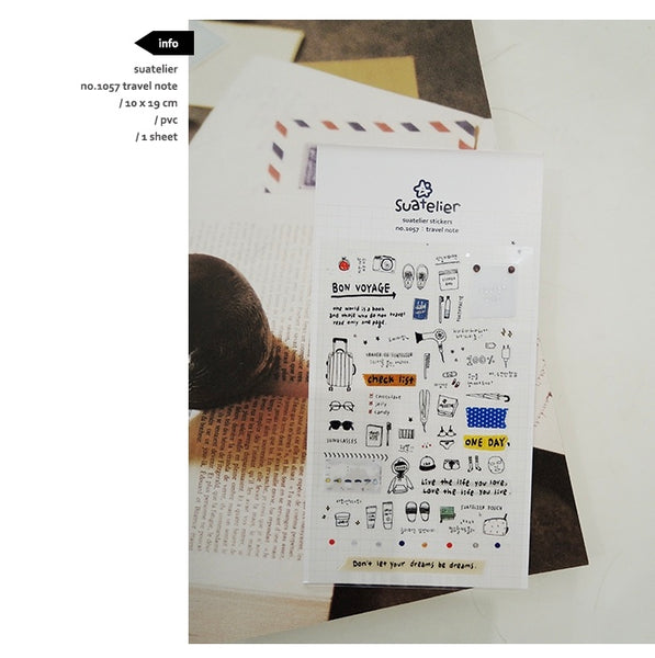 Suatelier Sticker - Travel Note