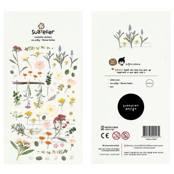 Suatelier Sticker - Flower Letter