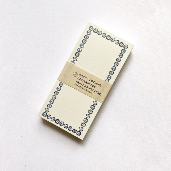 Classiky Letterpress Memo Card