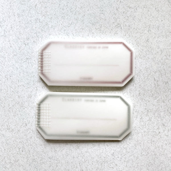 Letterpress Water Adhesive Label Book