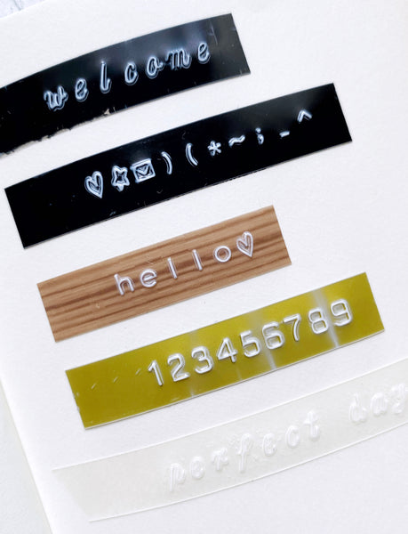 3D Embossing Label Tapes (9mm)