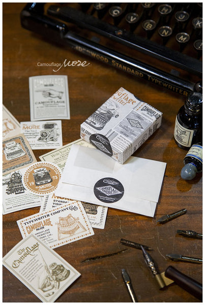 LCN Old Style Company Rubber Stamp Series - Ink&Pen Set B