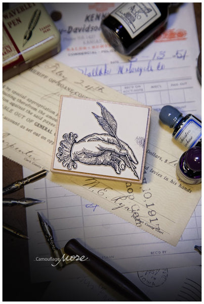 LCN Old Style Company Rubber Stamp Series - Ink&Pen Set A