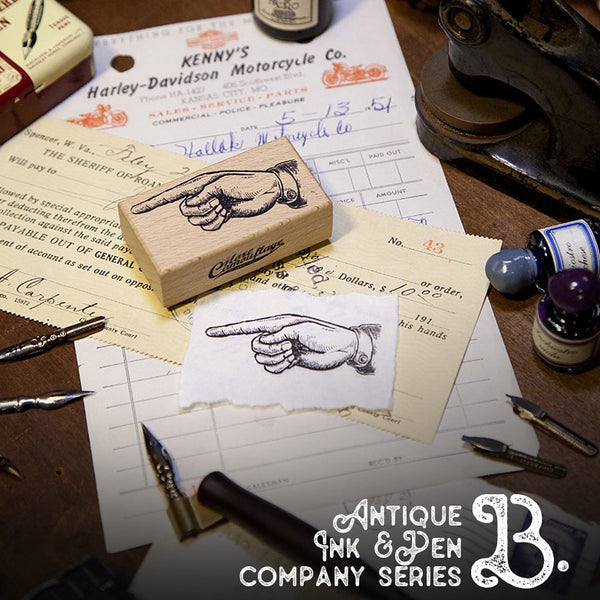 LCN Old Style Company Rubber Stamp Series - Ink&Pen Set B