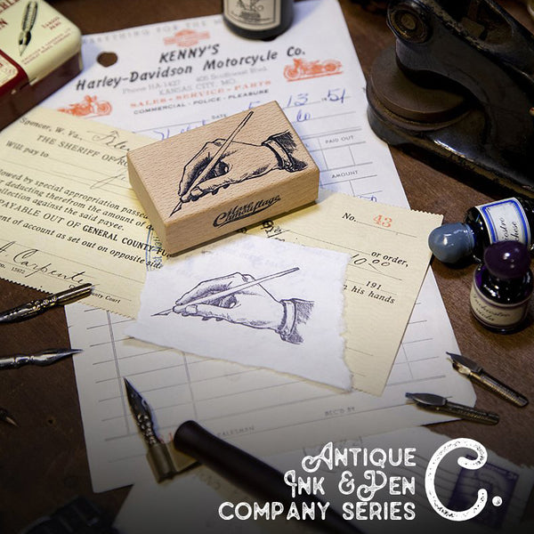 LCN Old Style Company Rubber Stamp Series - Ink&Pen Set C