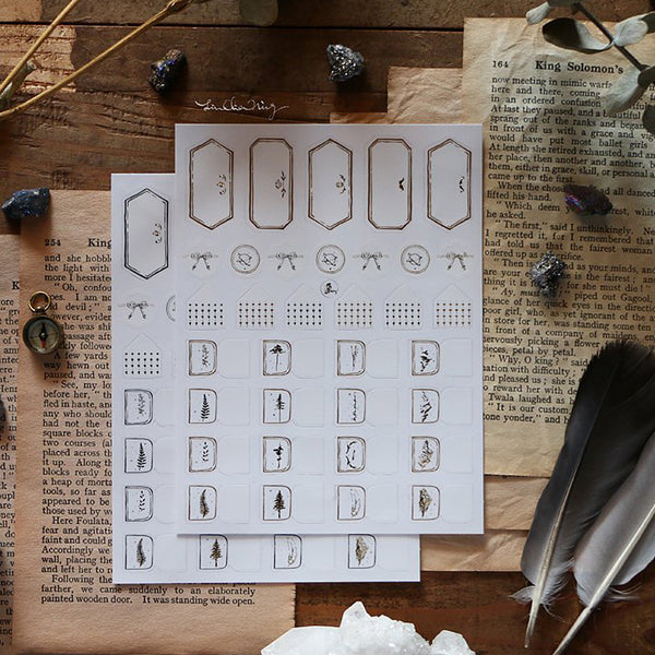 LCN Journaling Label Sticker Set