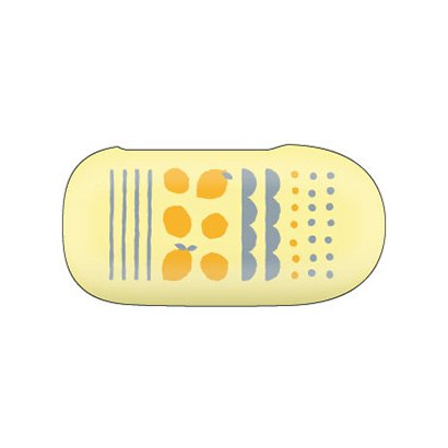 Kokuyo Karu Cut Washi Tape Cutter 10-15mm - Lemonade