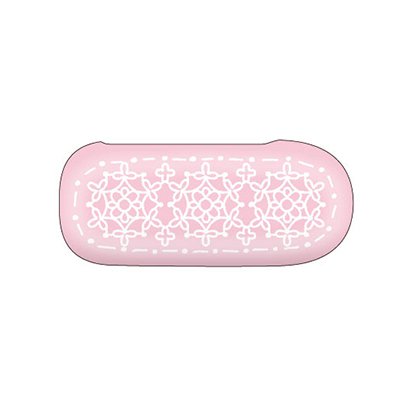 Kokuyo Karu Cut Washi Tape Cutter 20-25mm - Pink Lace