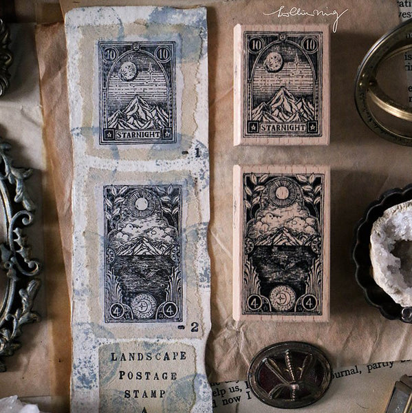 LCN Landscape Postage Stamp Set A