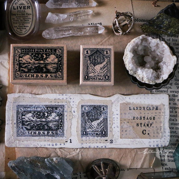 LCN Landscape Postage Stamp Set C