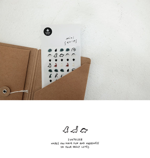 Suatelier Mini Series Sticker - Dino 01
