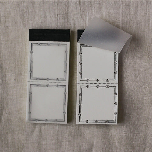 Letterpress Label Book - Brown