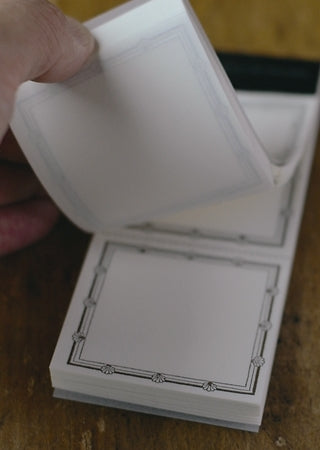 Letterpress Label Book - Brown