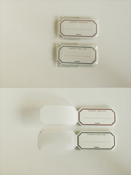 Letterpress Water Adhesive Label Book