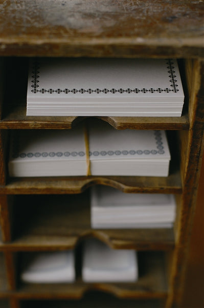 Classiky Letterpress Memo Card