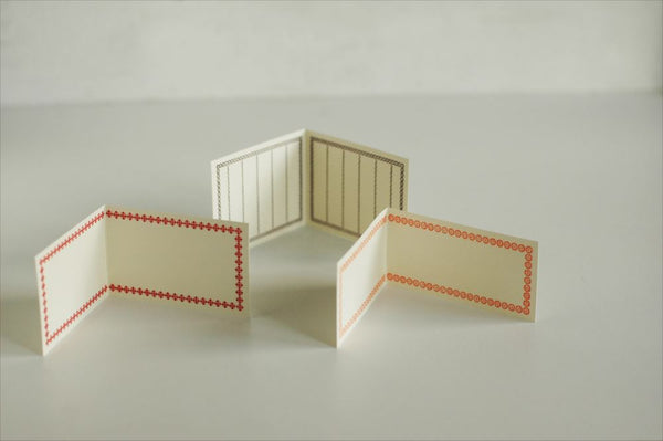 Classiky Letterpress Folded Memo Card