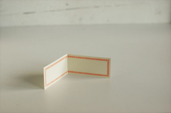 Classiky Letterpress Folded Memo Card