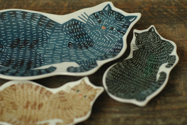 Kata Kata Ceramic Dish - Black Cat